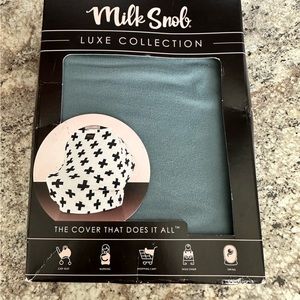 Milk snob car seat cover in jade